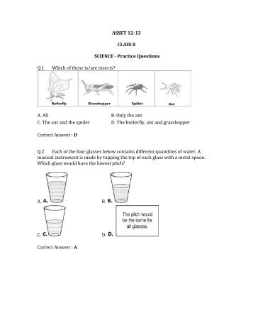 ASSET 12-13 CLASS 8 SCIENCE - Practice Questions Q.1 Which of ...