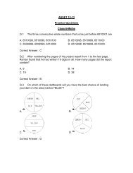 Asset Practice Questions Class 6 Set