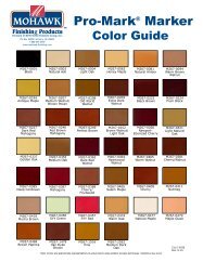 Mohawk Ez Flow Leather Marker Color Chart