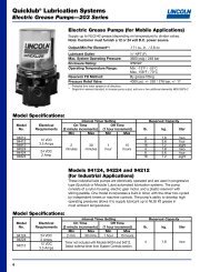 Quicklub Lubrication Systems - Lincoln Automatic Lubrication ...
