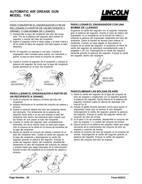 Air Grease Gun - Series "A" - SEC D7 - PAGE 1