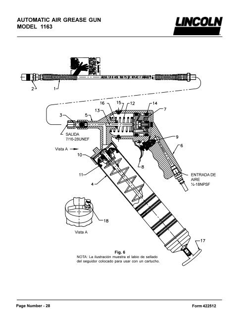 Air Grease Gun - Series "A" - SEC D7 - PAGE 1