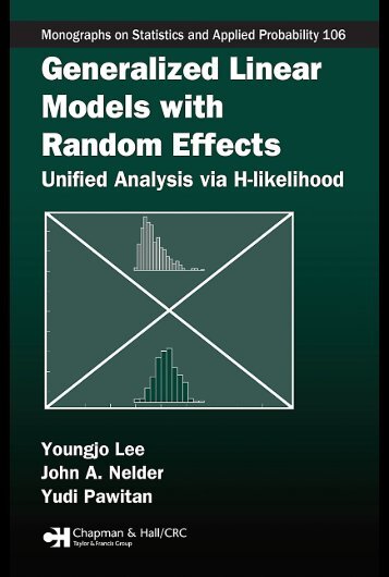 Generalized Linear Models with Random Effects: Unified ... - Index of