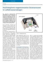 Hochintegrierte magnetoresistive stromsensoren in ... - Sensitec