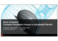 Echo Chamber Complex Parametric Arrays in Autodesk® Revit®