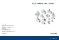 High Pressure Pipe Fittings