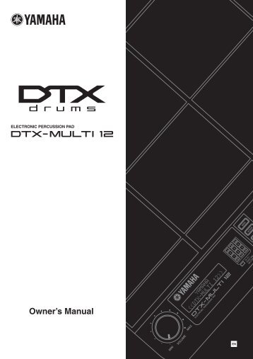 DTX-MULTI 12 Owner's Manual - zZounds.com