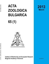 ZOOLOGICA BULGARICA