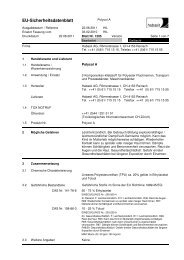 EU-Sicherheitsdatenblatt - Habasit