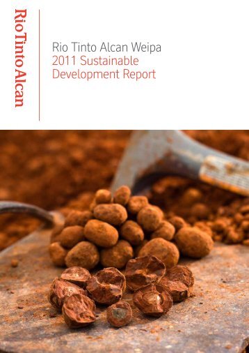 Rio Tinto Alcan Weipa 2011 Sustainable Development Report