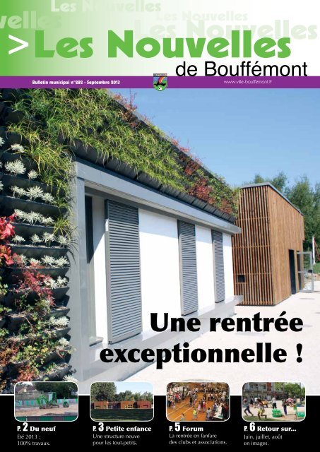 Bulletin municipal nÂ°282 - Septembre 2013 (pdf - 2,85 ... - BouffÃ©mont