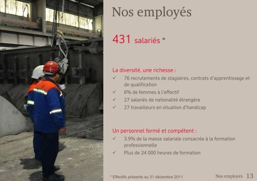 2011 Saint-Jean-de-Maurienne Rapport sur le ... - Rio Tinto Alcan