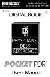 REFERENCE - Franklin Electronic Publishers