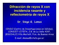 Difracción de rayos X con incidencia rasante y reflectometría de rayos X