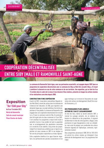 réhabilitation développement techniques représentants programmes commune