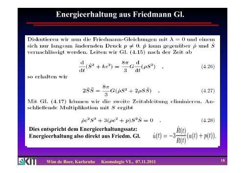 Wim de Boer, Karlsruhe Kosmologie VL, 07.11.2011