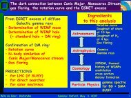 Ingredients to this analysis