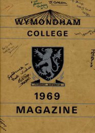 Wymondham College Magazine 1969