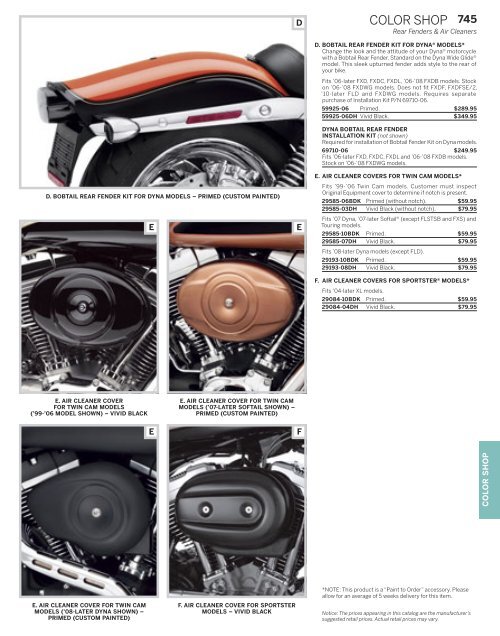 Harley Davidson Paint Color Chart