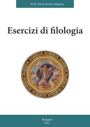 Esercizi di filologia