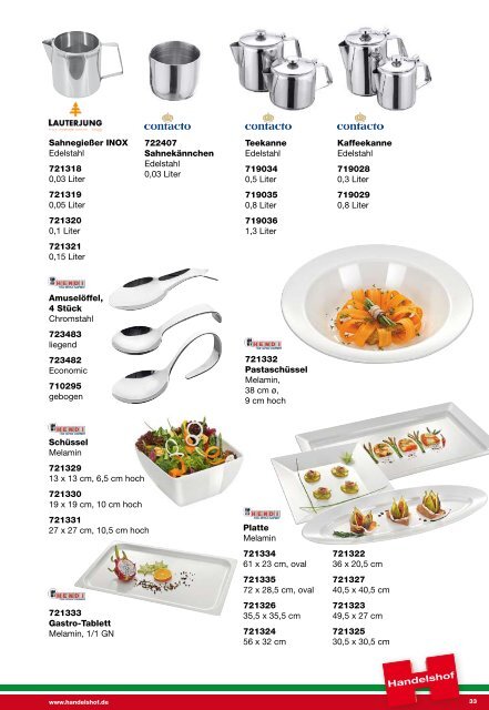 Gastro-Sortiment à la Handelshof - Handelshof Stade