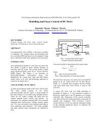 Modelling and Fuzzy Control of DC Drive