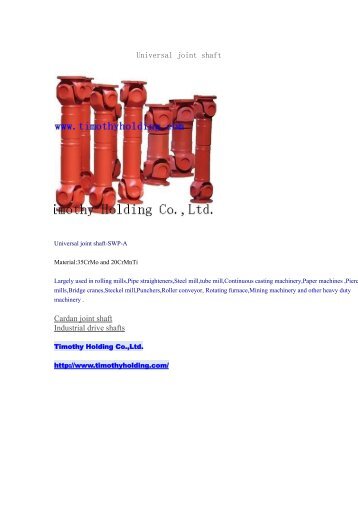 Universal joint shaft.pdf