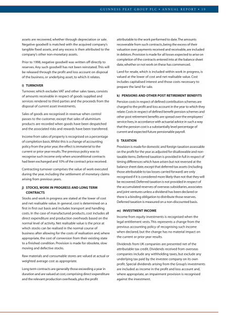 GPG Report & Accounts 2003 - Guinness Peat Group plc