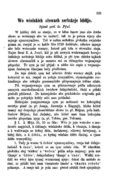 Äasopis MaÄicy Serbskeje 1885