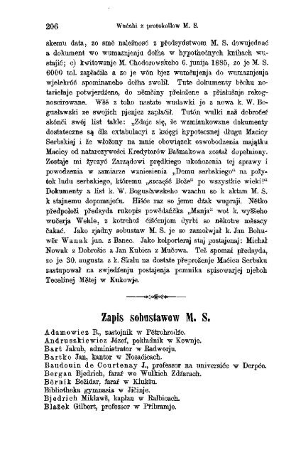 Äasopis MaÄicy Serbskeje 1885