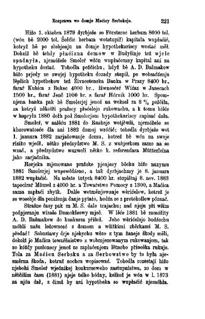 Äasopis MaÄicy Serbskeje 1885