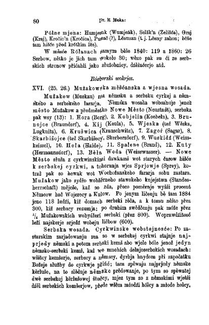 Äasopis MaÄicy Serbskeje 1885