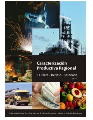 CaracterizaciÃ³n Productiva Regional: La Plata - Berisso - Ensenada