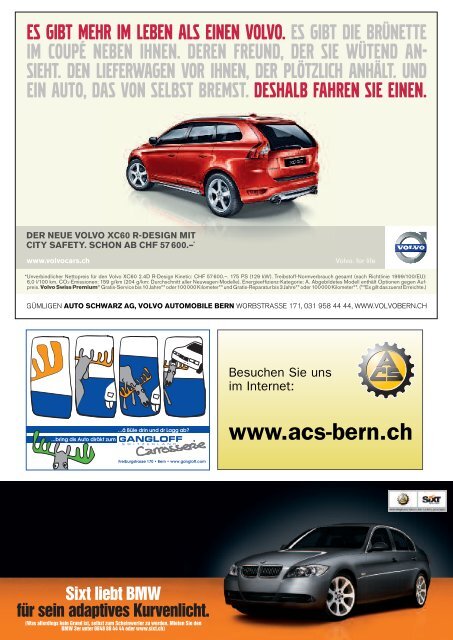 Rennlizenz erwerben - ACS Automobil-Club der Schweiz