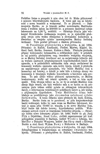 MAĆICY SERBSKEJE 1895