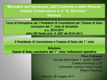 vicenza - Istituto Comprensivo Giulio Tifoni