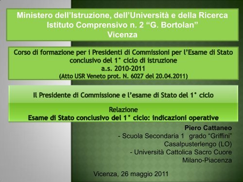 vicenza - Istituto Comprensivo Giulio Tifoni