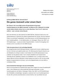 Die ganze Autowelt unter einem Dach - Amag