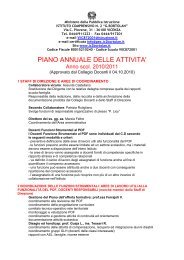 PIANO ANNUALE DELLE ATTIVITA' - istituto comprensivo vicenza 2