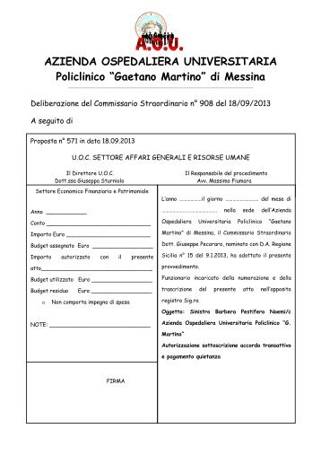 Policlinico “Gaetano Martino” di Messina