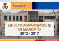 Linee programmatiche di mandato 2012 - 2017