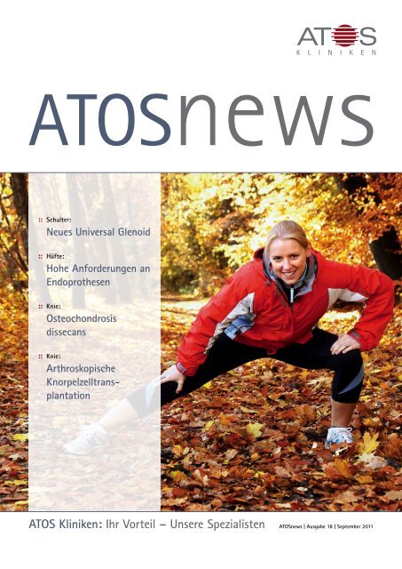 Osteochondrosis Dissecans Atos Klinik Heidelberg
