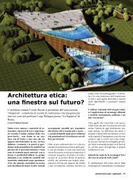 Architettura etica una finestra sul futuro?
