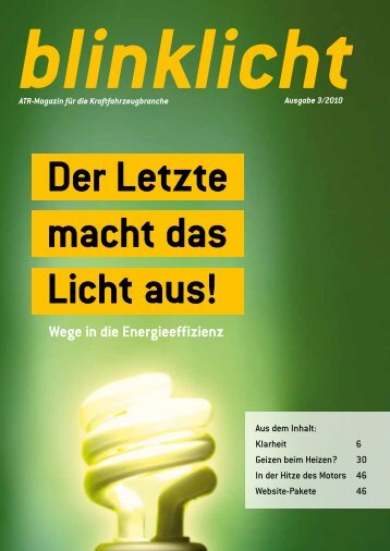 Wege in die Energie effizienz - atr.de
