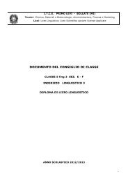 Documento Consiglio di Classe 5 E-F ... - ITCS Primo Levi