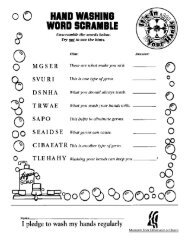 Handwashing Lesson Plan: Grade 4 - Mississippi State Department ...