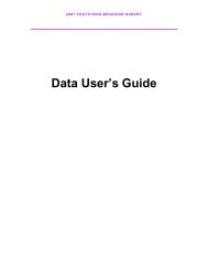 Data User’s Guide