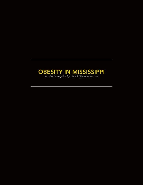 OBESITY IN MISSISSIPPI