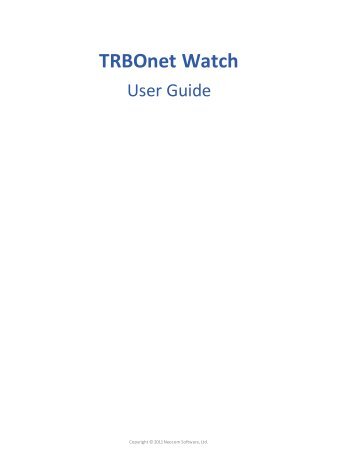 TRBOnet Watch