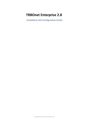 TRBOnet Enterprise 2.8